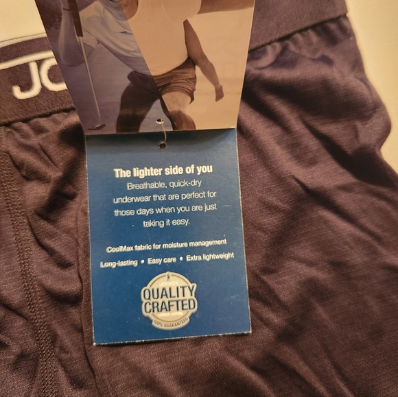 Jockey Air size large boxer briefs for men.  Black. - Picture 3 of 7